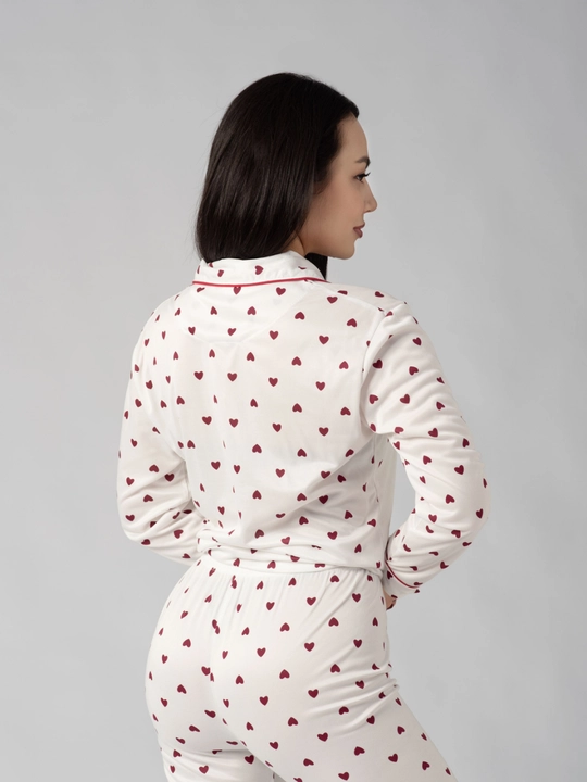 Ayollar pijama to‘plami, bahor mavsumi uchun pijamalar, qo‘sh pijama