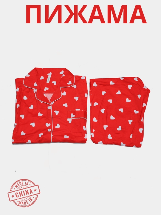 Ayollar pijama to‘plami, bahor mavsumi uchun pijamalar, qo‘sh pijama