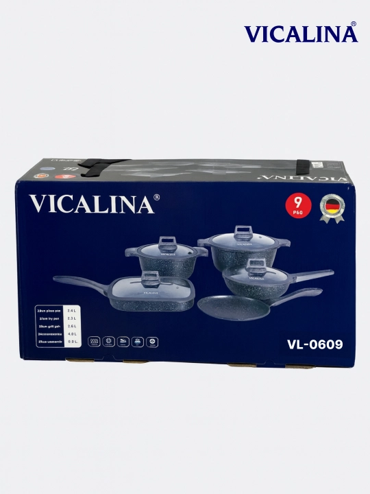 Набор кухонной посуды Vicalina, антипригарные кастрюли и казаны