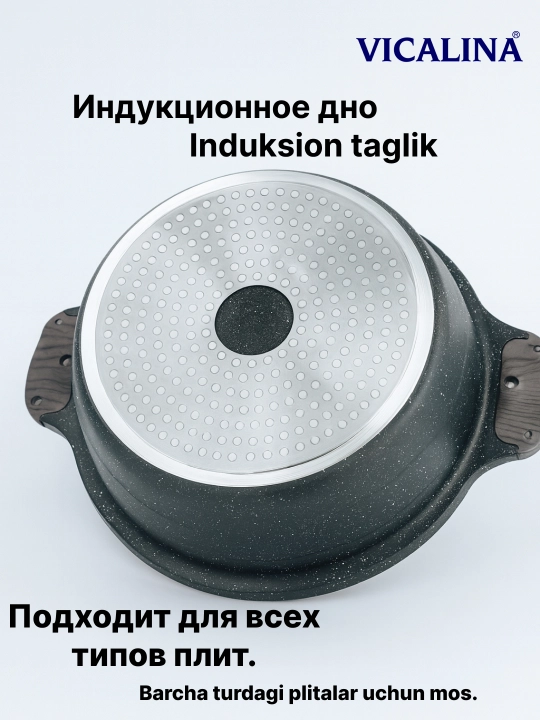 Набор кухонной посуды Vicalina, антипригарные кастрюли и казаны