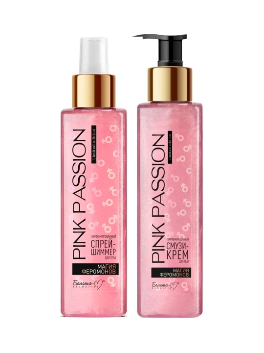 Pink Passion Romantik nabor – tana uchun losyon va sprey