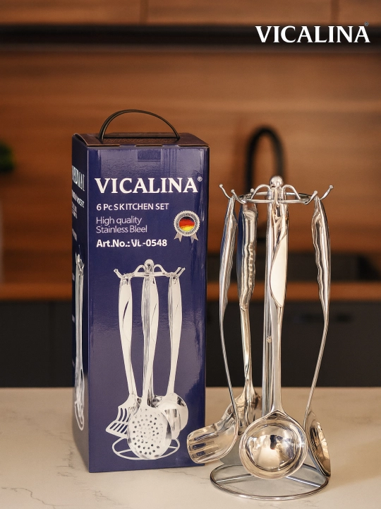 Кухонный набор принадлежностей VICALINA, набор для кухни половник шумовка