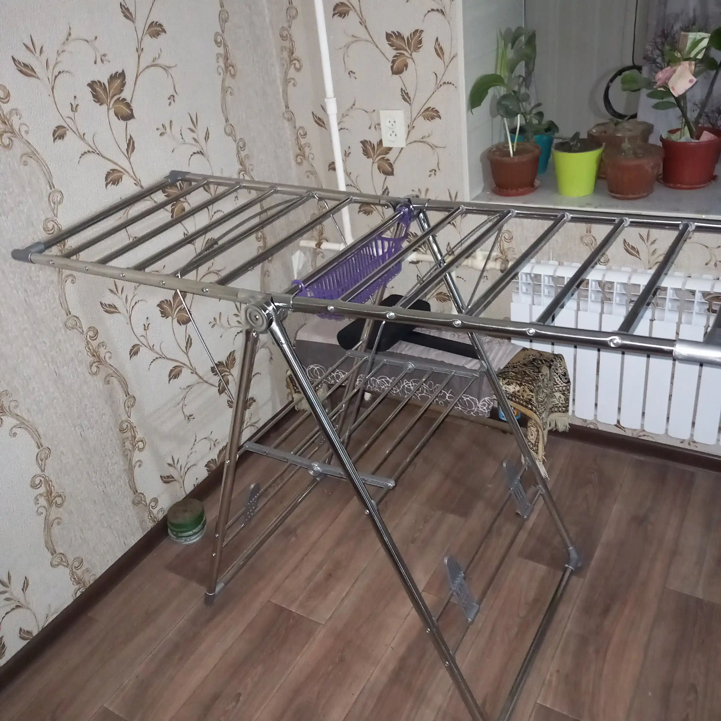 Сушилка для белья напольная Sofiya New Сamera, нержавеющая сталь
