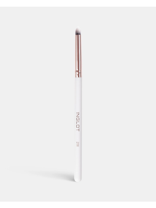 Кисть - бочонок для глаз INGLOT тушевка теней для нижнего и верхнего века Makeup Brush 206 - 