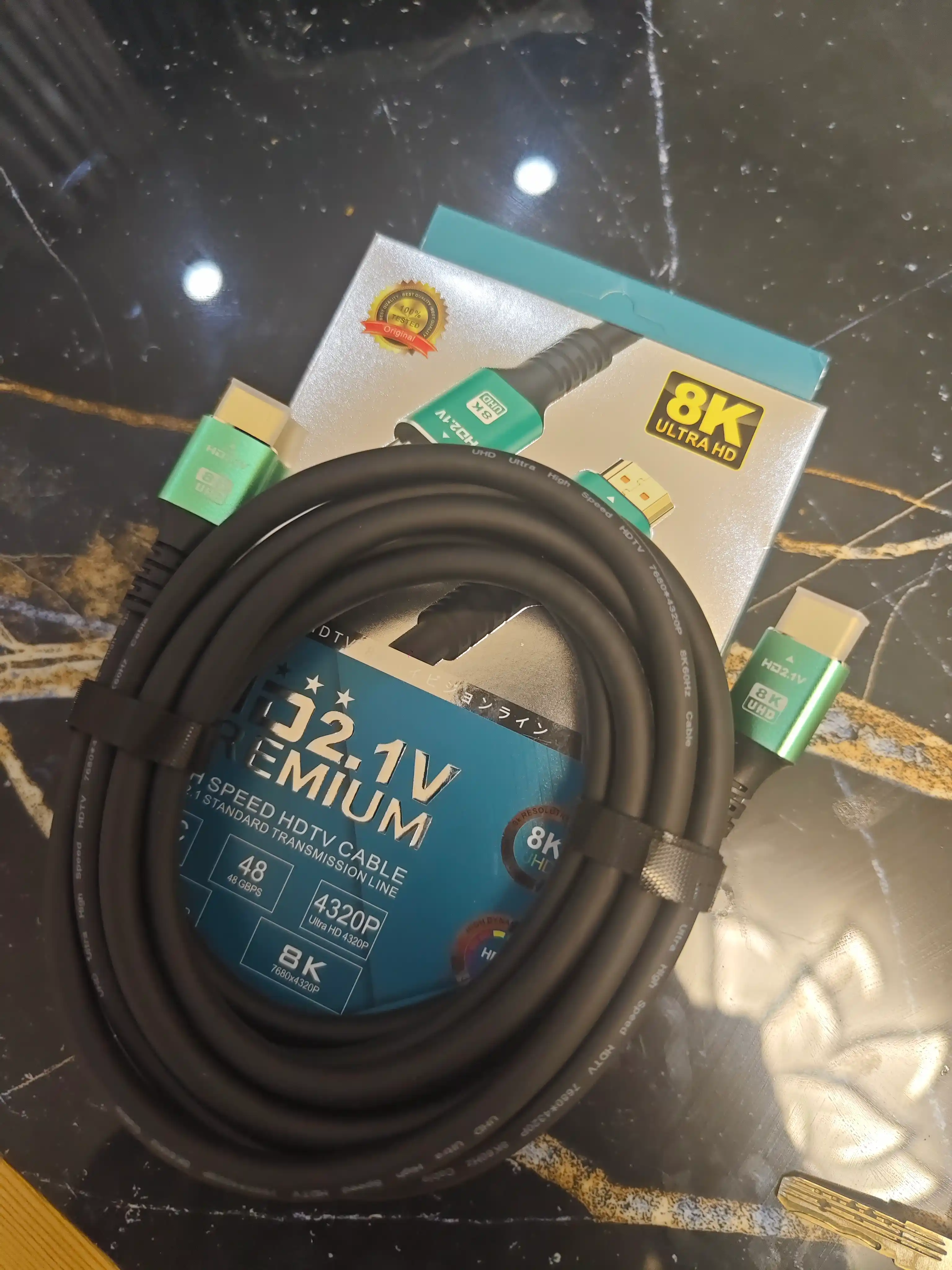 HDMI 8K kabel televizor, monitor va kompyuter uchun