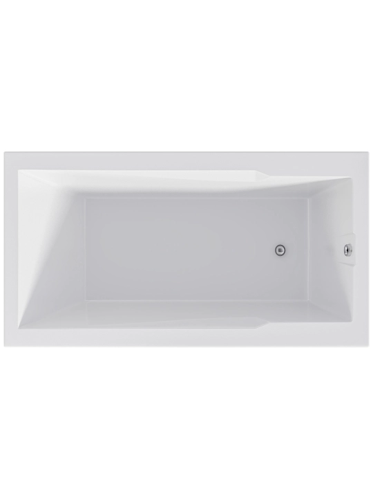 1MarKa RAGUZA seriyali akril vanna, oq rang, o'lchamlari 180×80 dan 190×90 gacha 