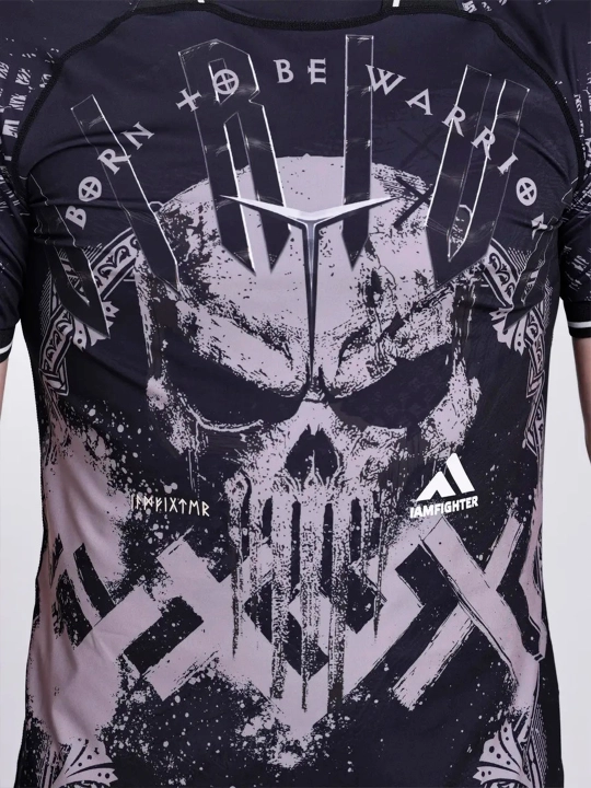 Футболка спортивная ММА iamfighter Vikings, для единоборств