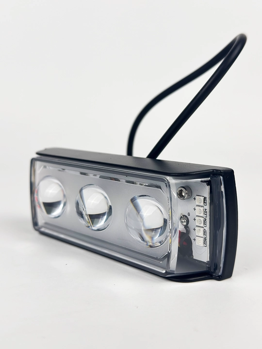 Skuter va moped uchun LED proyektor – kuchli qo‘shimcha chiroq, universal