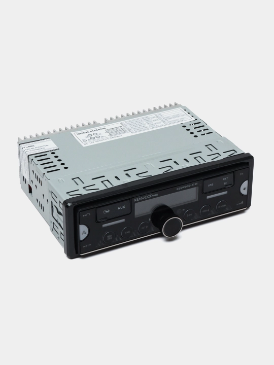 Магнитола Kenwood, USB, Bluetooth, FM, AUX, 2 пульта ДУ
