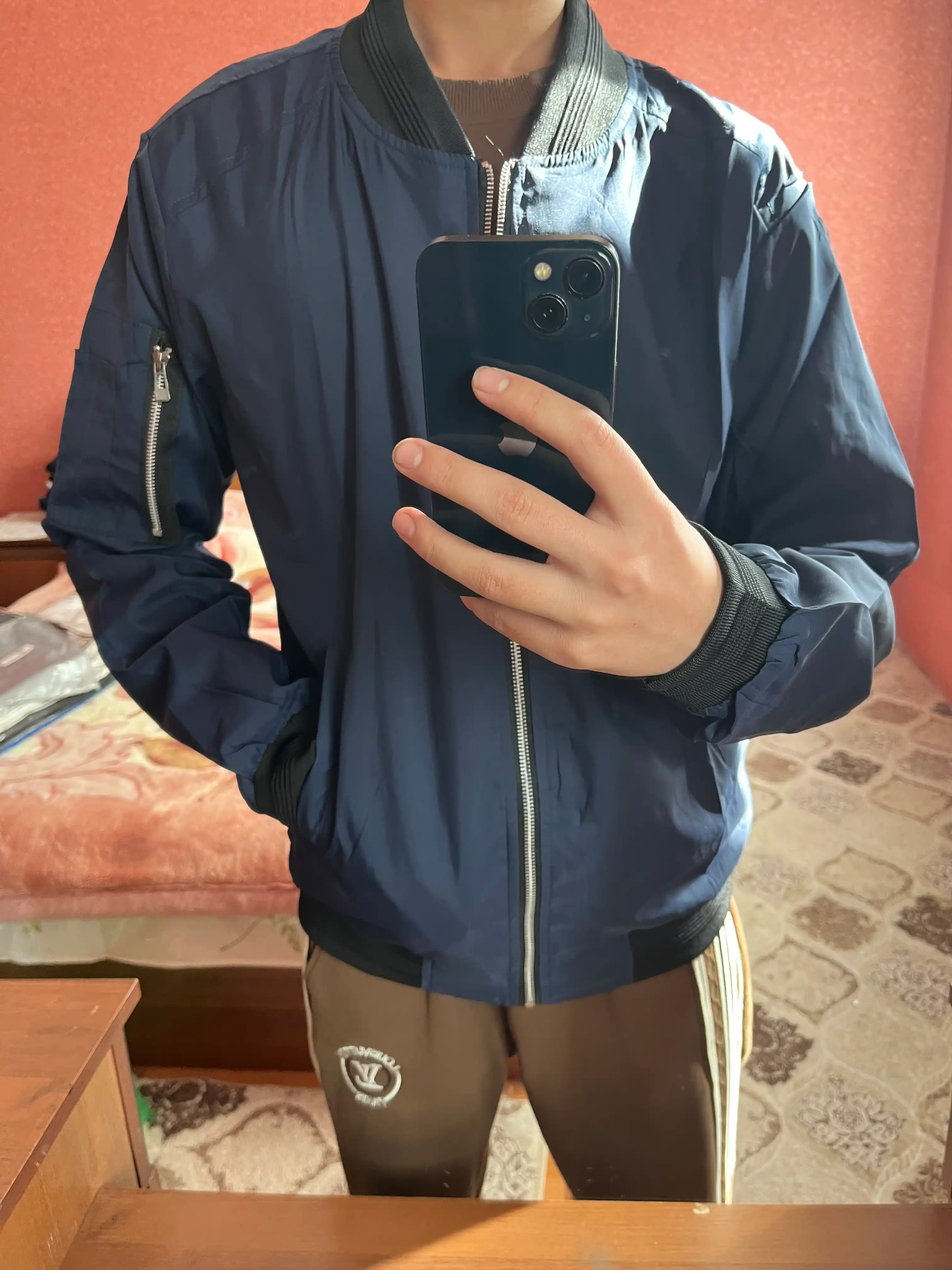 Erkaklar kurtkasi, mavsumiy yengil kiyim, kuz va bahor uchun bomber