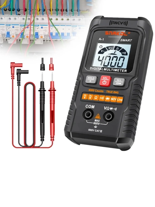 Raqamli avtomatik multimetr, tester, NCV