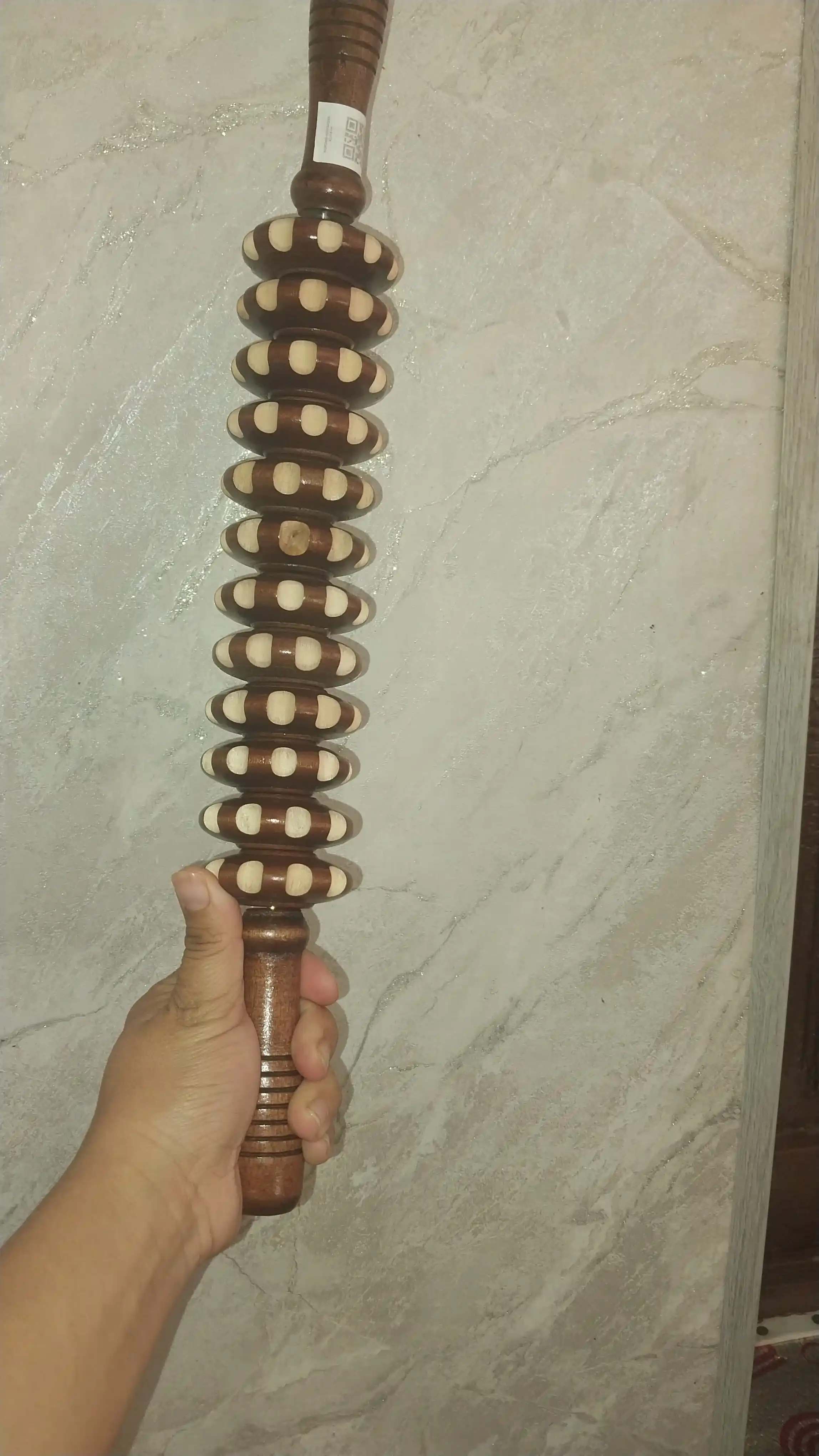 Yog‘och massaj moslamasi, rolikli, massaj uchun "chaqmoq", sellyulitga qarshi, tana uchun