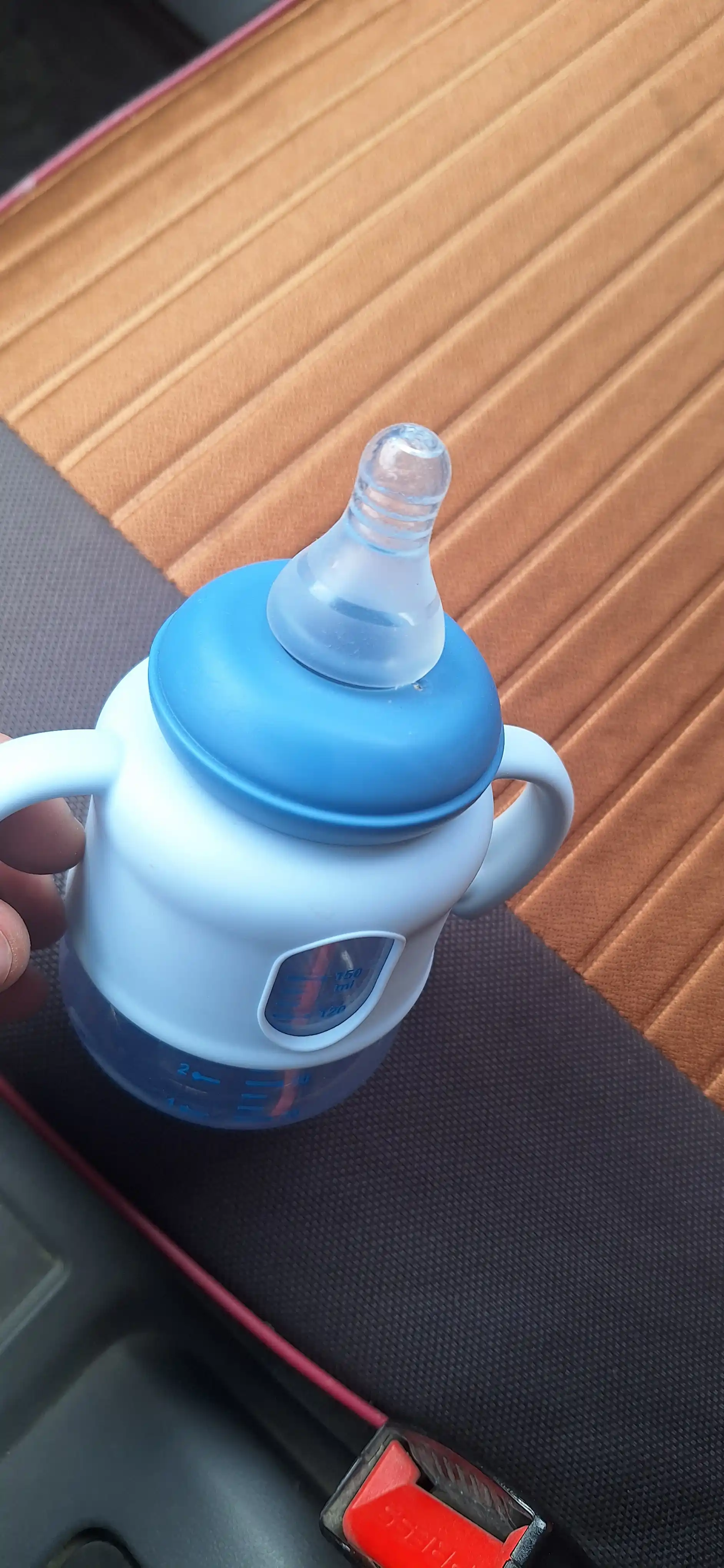 Kasha uchun bolalar butilkasi Teddy, to‘kilmaydi, ruchkali, 60, 125, 260, 330 ml