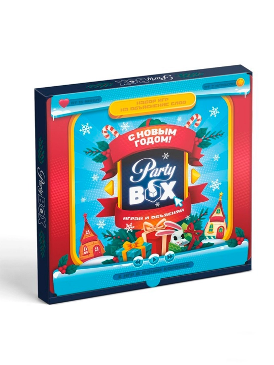 Новогодний набор игр «Новый год: Party box. Играй и объясняй. 6 в 1», 7+