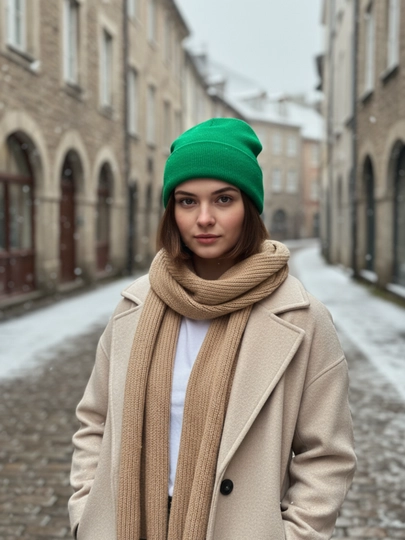 Erkaklar va ayollar uchun qishki bini shlyapasi, uniseks
