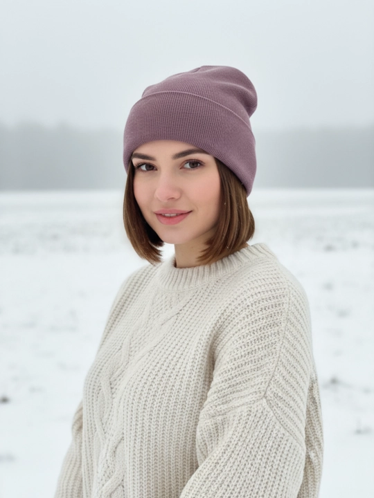 Erkaklar va ayollar uchun qishki bini shlyapasi, uniseks