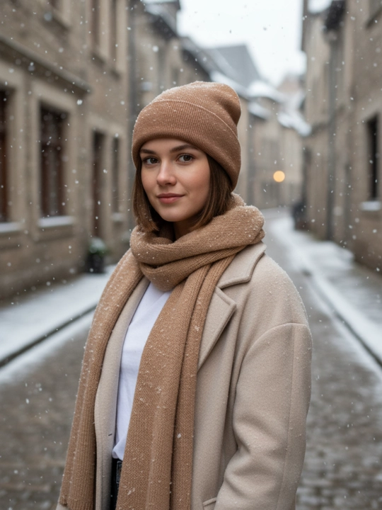 Erkaklar va ayollar uchun qishki bini shlyapasi, uniseks