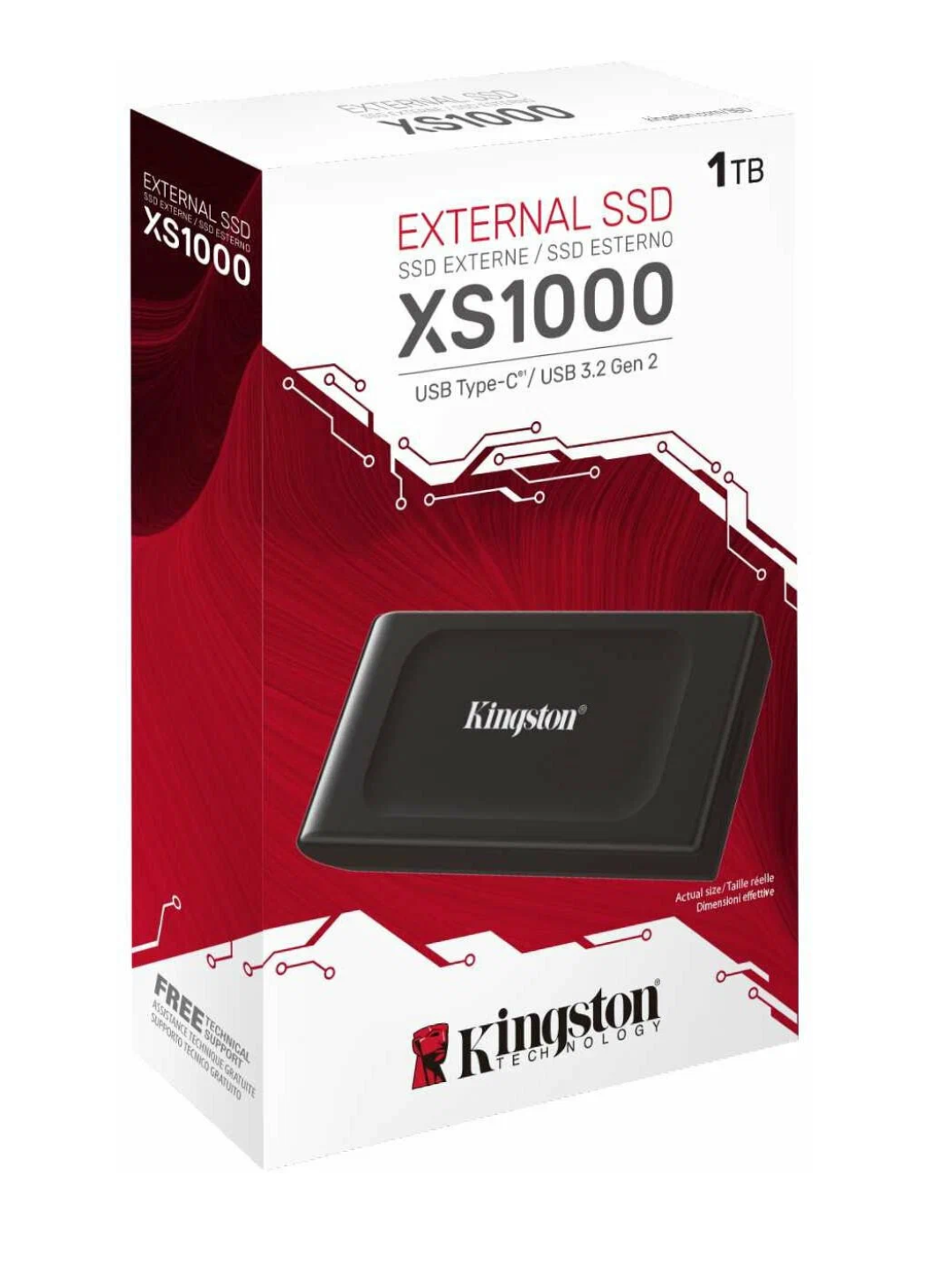 Kingston XS1000 Tashqi SSD Xotira