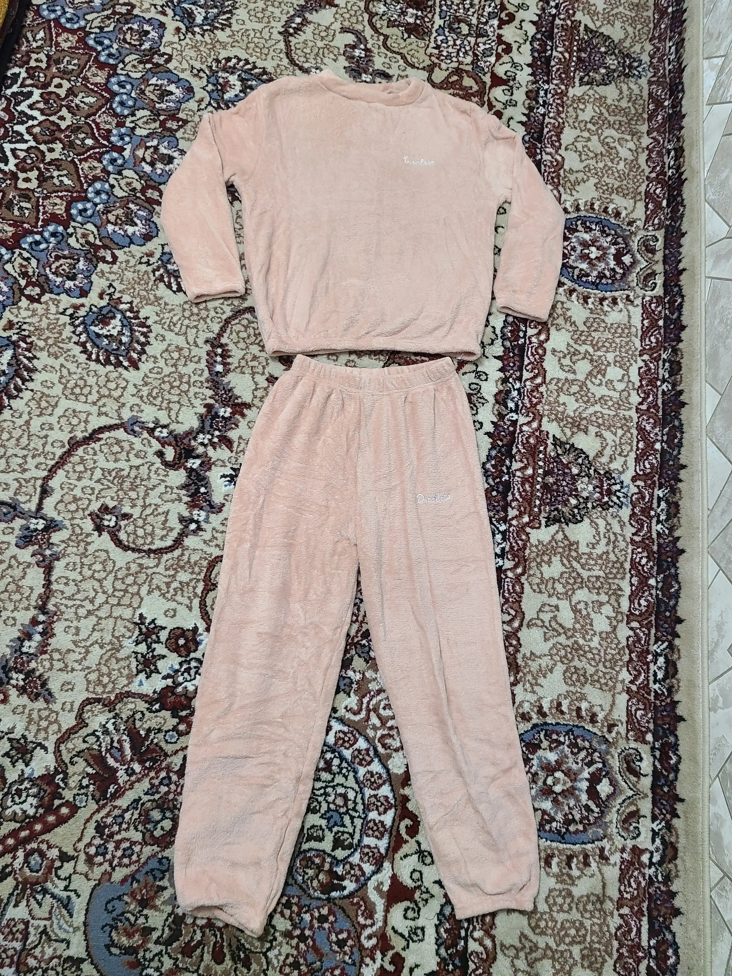 Ayollar va qizlar uchun pijama, uy kiyimi, qishgi pijama dvoyka komplekt