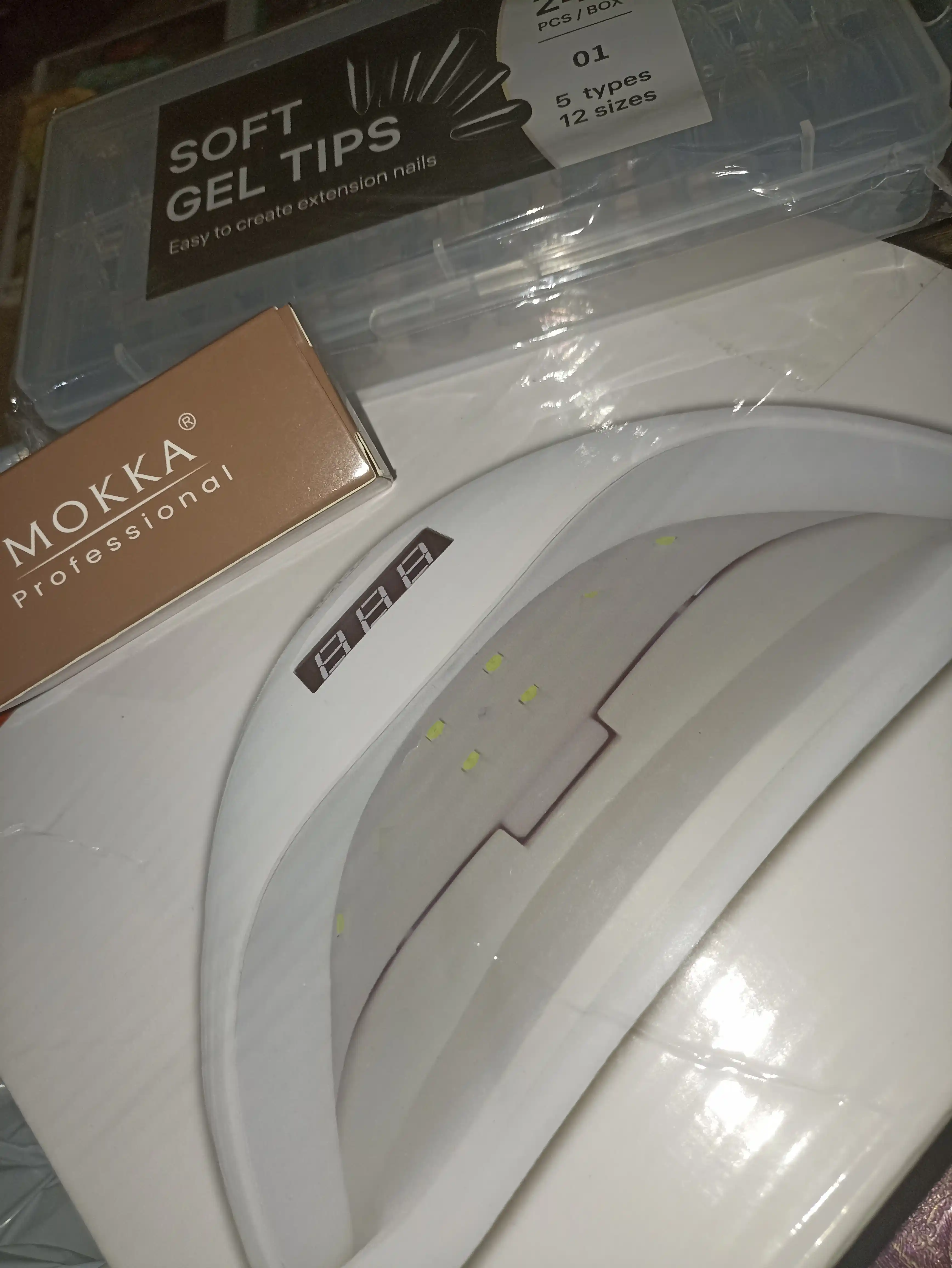 Manikyur va pedikyur uchun lampa, tirnoq apparati, UV/LED