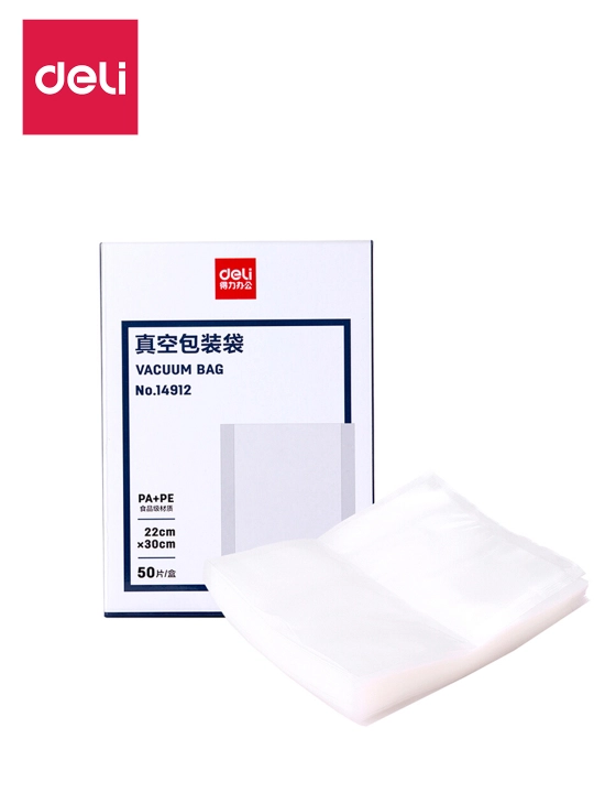 Vakuum qadoqlash uchun paket 22x30sm 50 dona 14912 Deli, 14912 - 