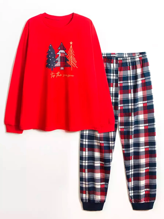 Yangi yil uchun pijama ayollar uchun NEO, paxta