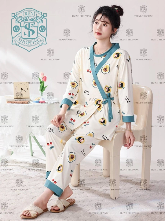 Ayollar uchun pijama, 3 tasi birda - 