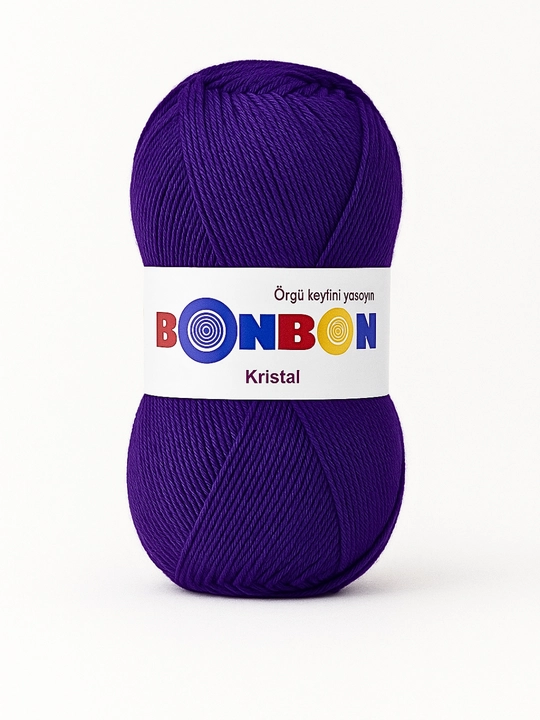 Rang-barang BONBON to‘qimachilik ipi – qo‘l mehnati va trikotaj uchun universal kalava - 