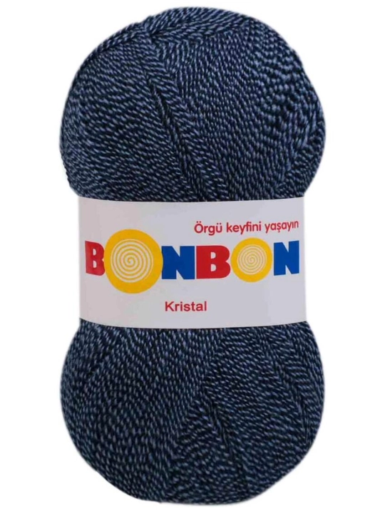 Rang-barang BONBON to‘qimachilik ipi – qo‘l mehnati va trikotaj uchun universal kalava