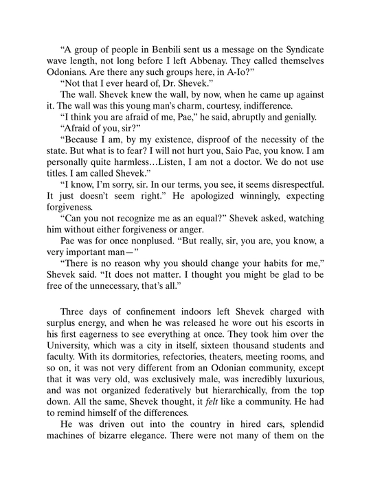 The Dispossessed