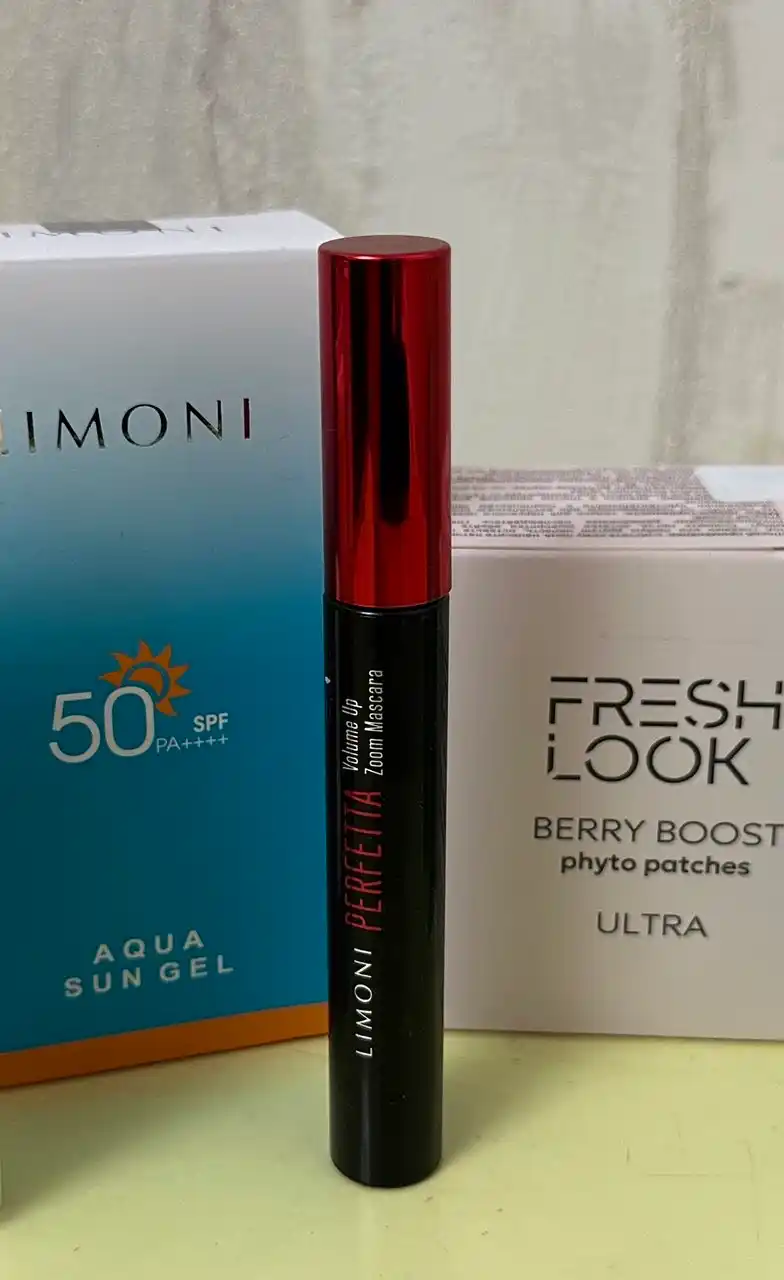 Тушь для ресниц объем и удлинение Limoni Perfetta Volume Up Zoom Mascara, тон 01 black