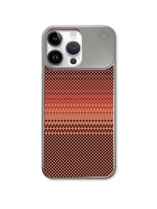 IPhone 14/15/16/17/ Pro/Pro Max/Air modellari uchun Carbon fiber dizayndagi himoya chexol - 