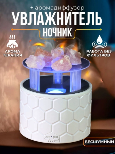 Увлажнитель воздуха с арома камнями, он выделяет йод самостоятельно — ATSLSF8-UVAJNITIL