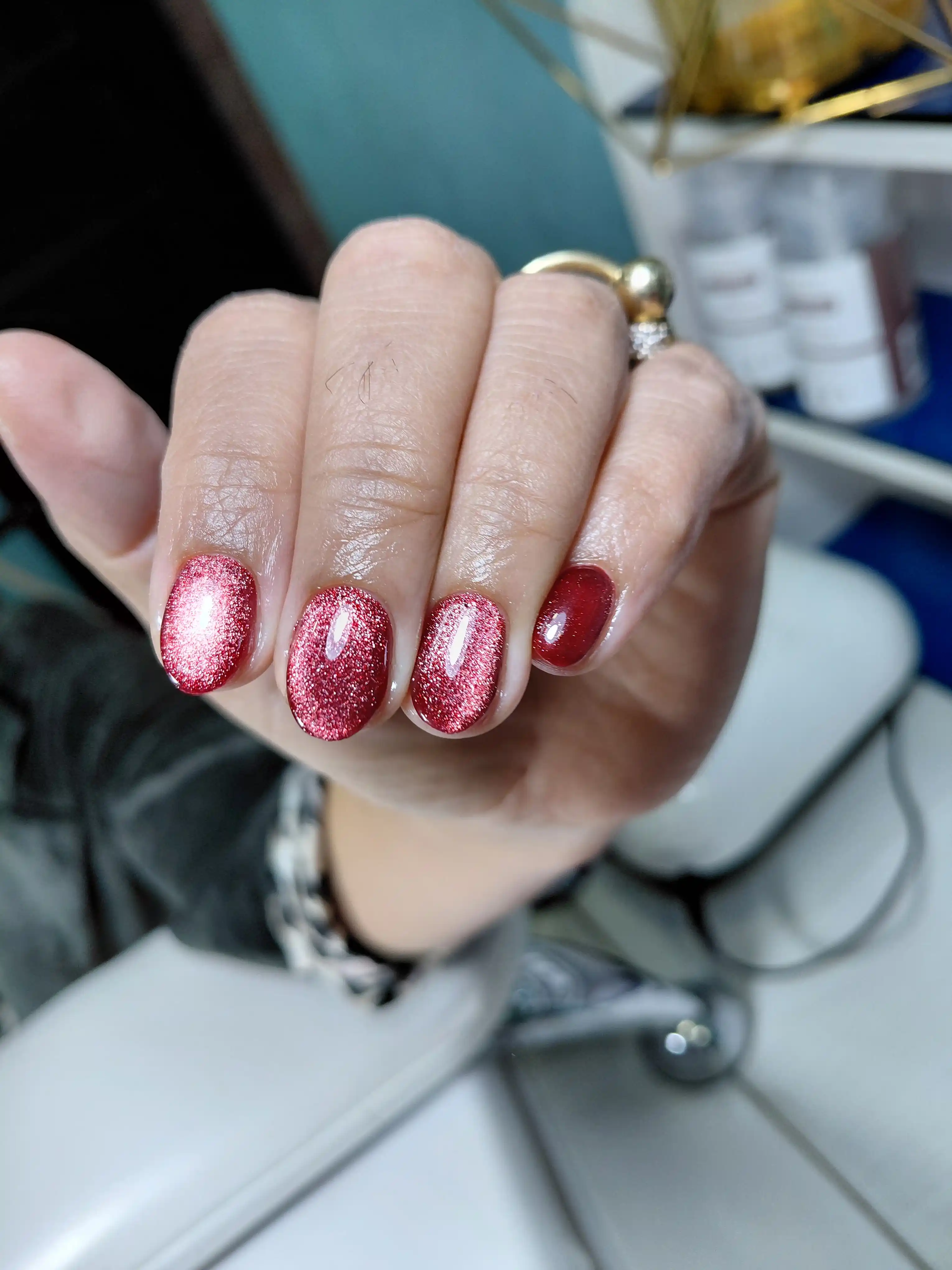 Rangli gel lak tirnoqlar uchun, mushukning ko'zi, Cristal Cat MOKKA, 8 ml