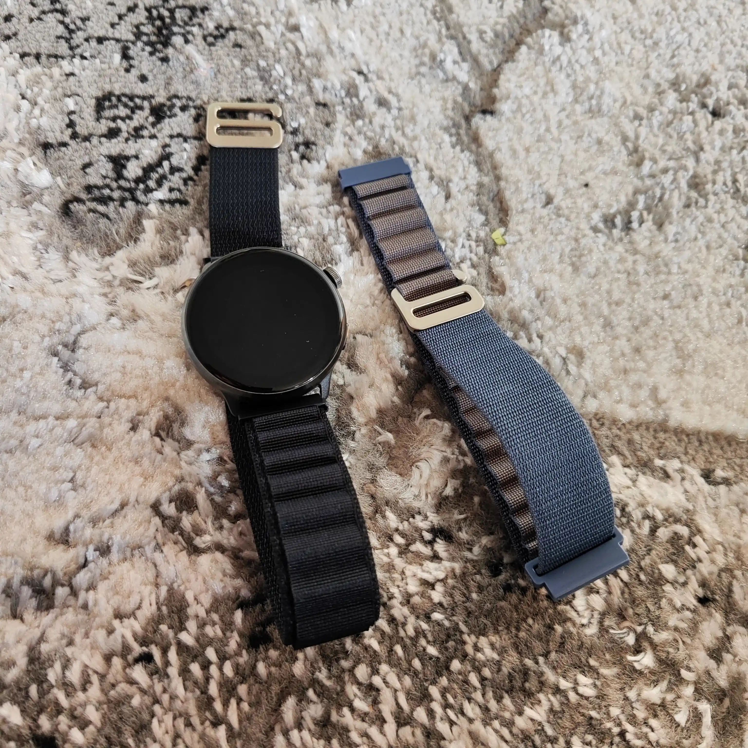 Ремешок нейлоновый для Samsung, Huawei, Amazfit и любых других часов, размер 22 мм и 20 мм