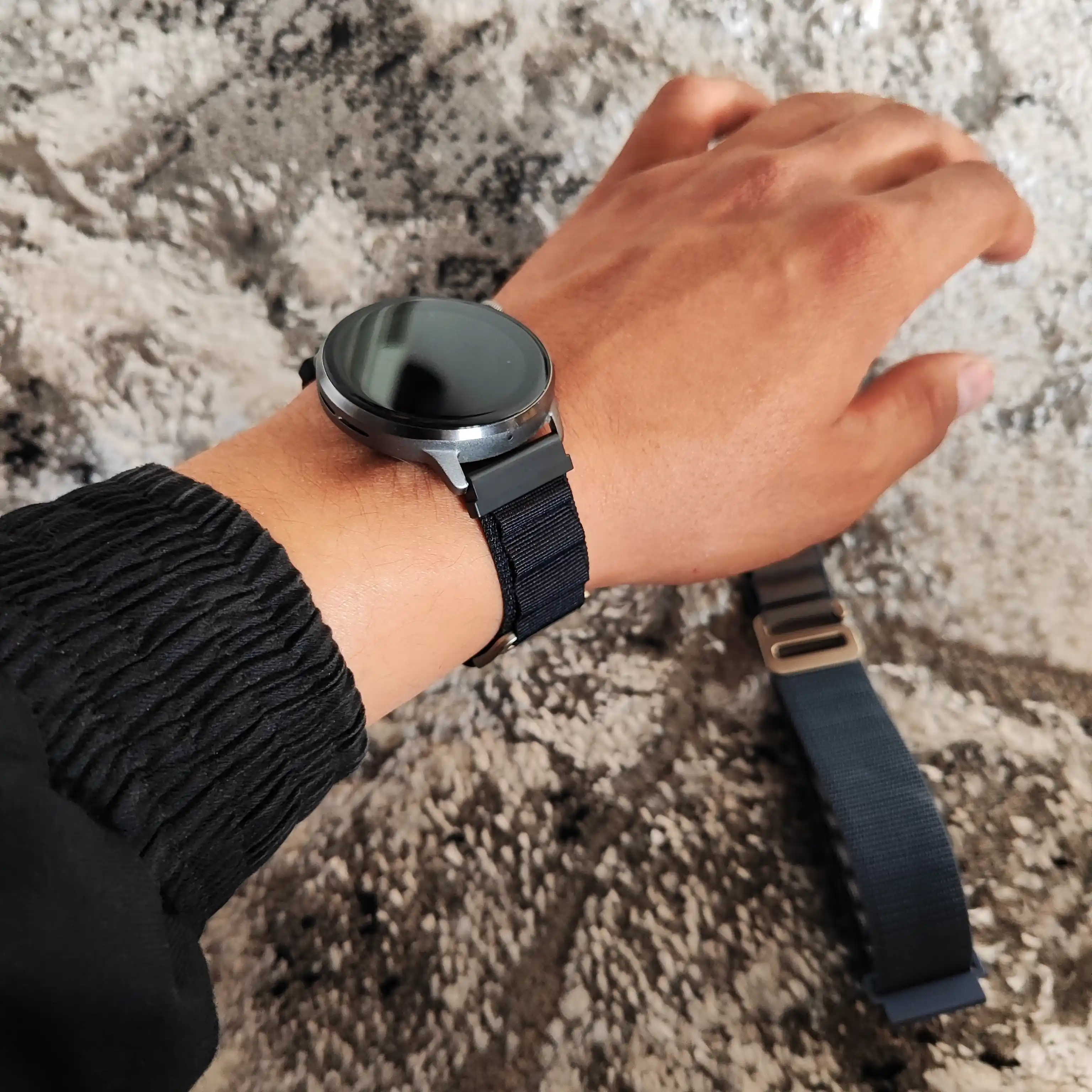 Ремешок нейлоновый для Samsung, Huawei, Amazfit и любых других часов, размер 22 мм и 20 мм