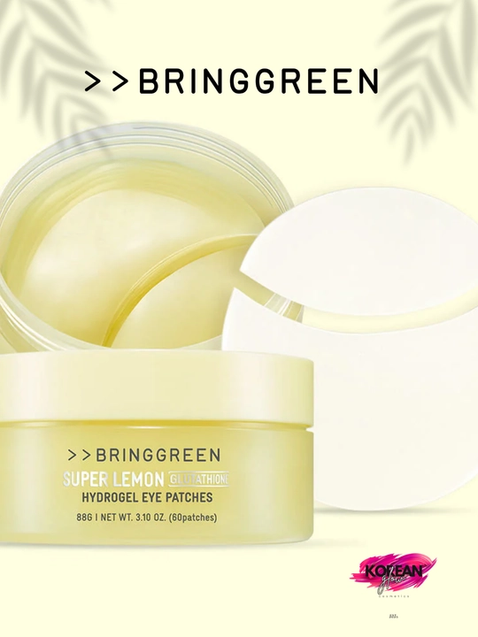 Vitamin C va glutation bilan yorituvchi Bring Green ko‘z uchun gidrogel patchlar