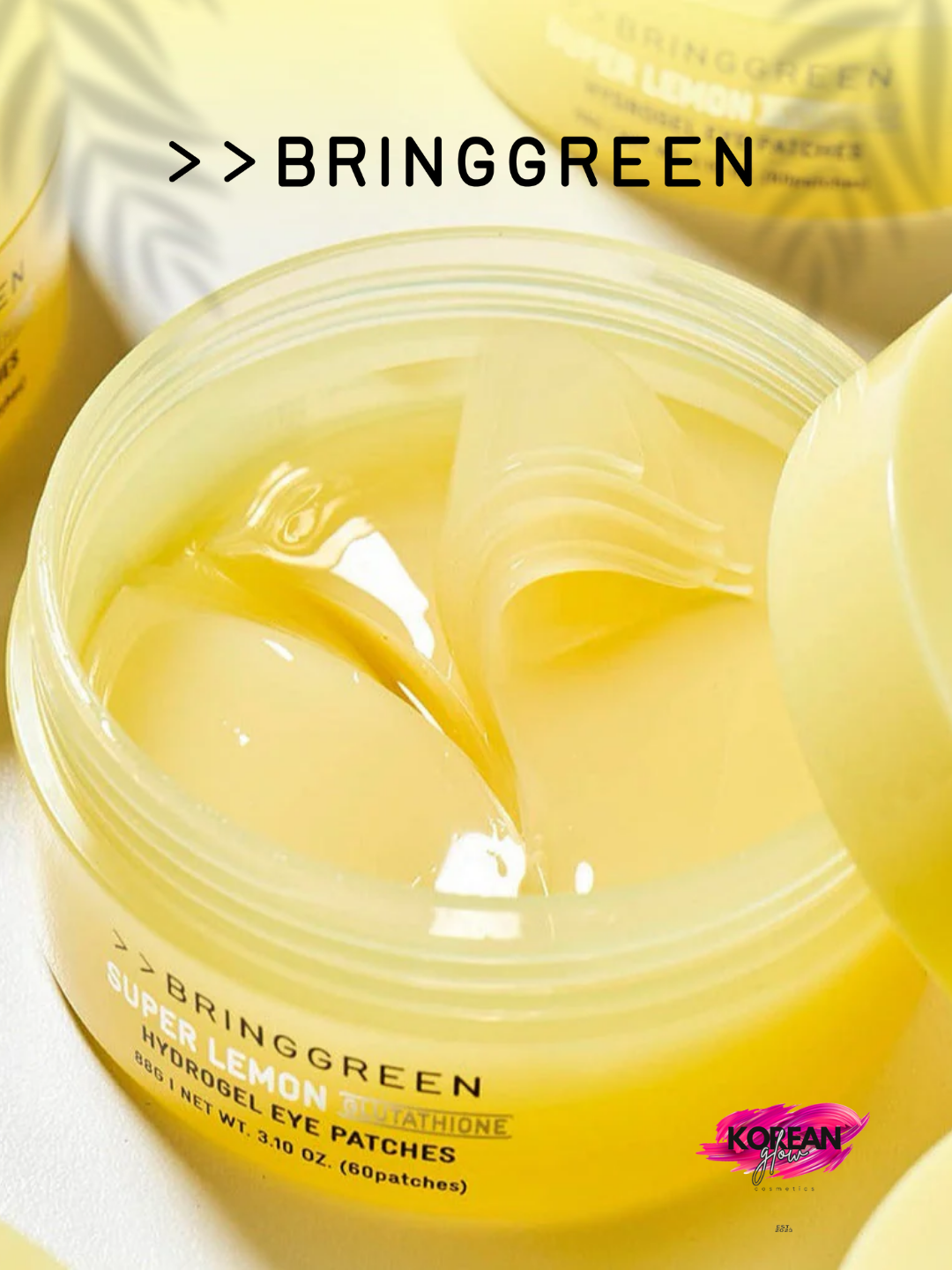 Vitamin C va glutation bilan yorituvchi Bring Green ko‘z uchun gidrogel patchlar
