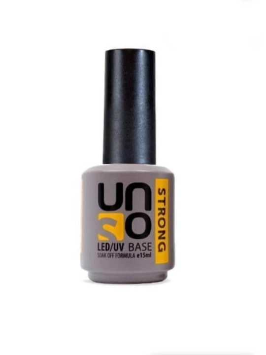 Baza, kauchukli shaffof baza, top, UV/LED lampada quritiladi, 15 ml