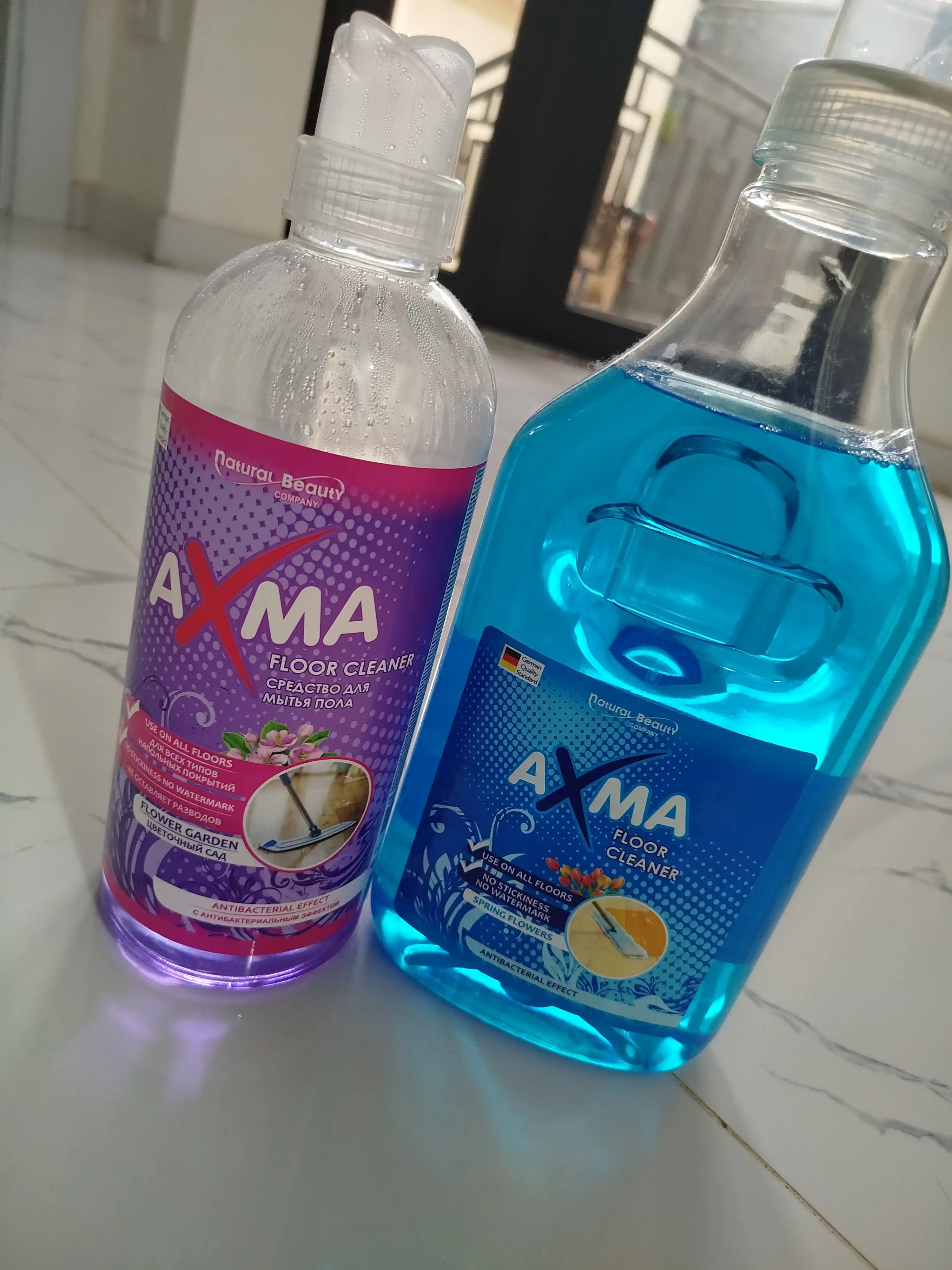 Средство для мытья пола Axma, цветочный сад с антибактериальным эффектом, 1 кг