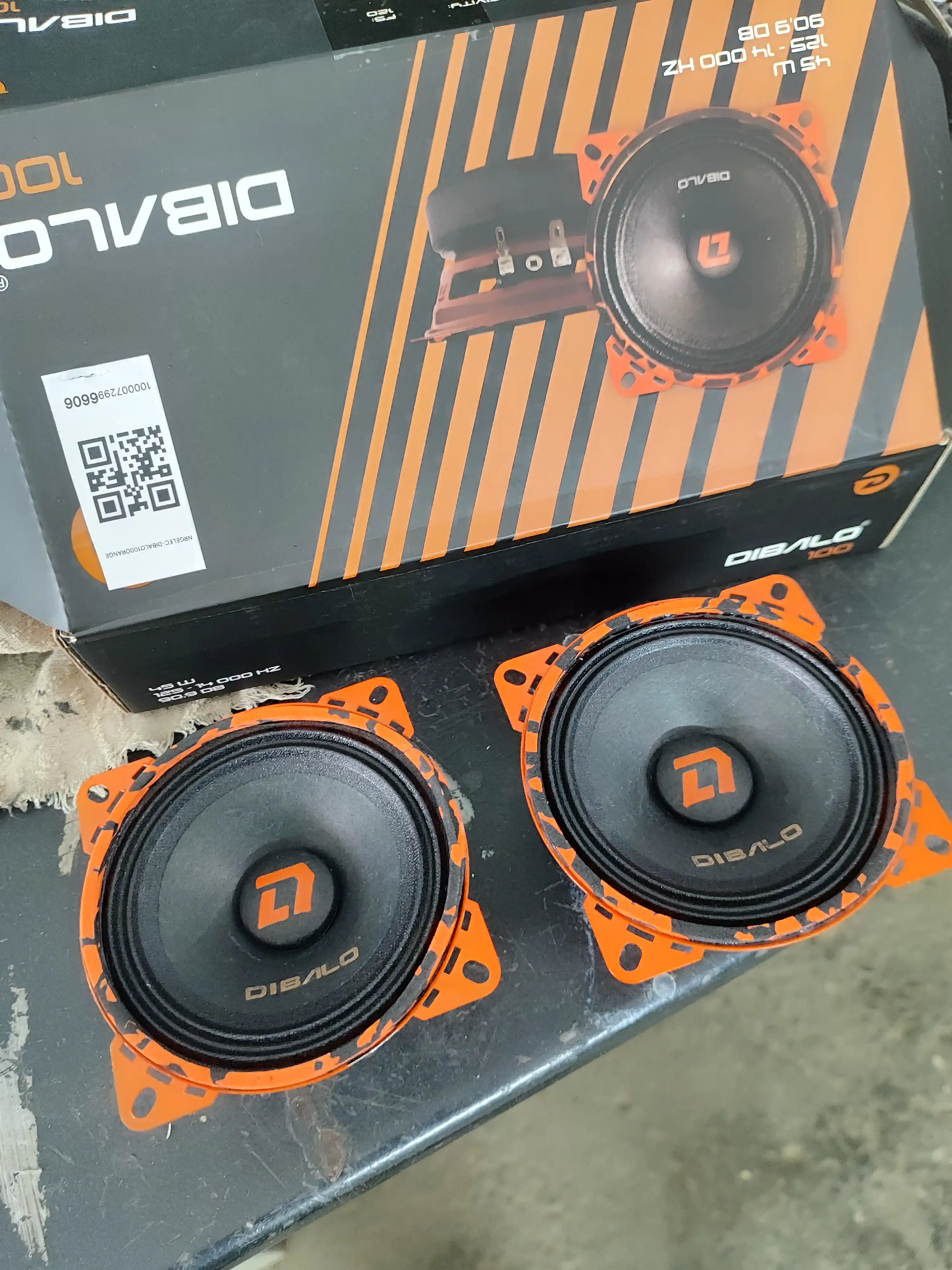 DIBALO BARRAKUDA 45 Vt avtomobil akustik tizimi Damas, Spark, Matiz, Nexia1, Nexia2