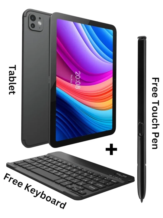 Планшет Oteeto TAB 15 Ultra, 12/512 ГБ, 10-дюймовый экран, 6000 мАч,SIM,клавиатура и чехол - 