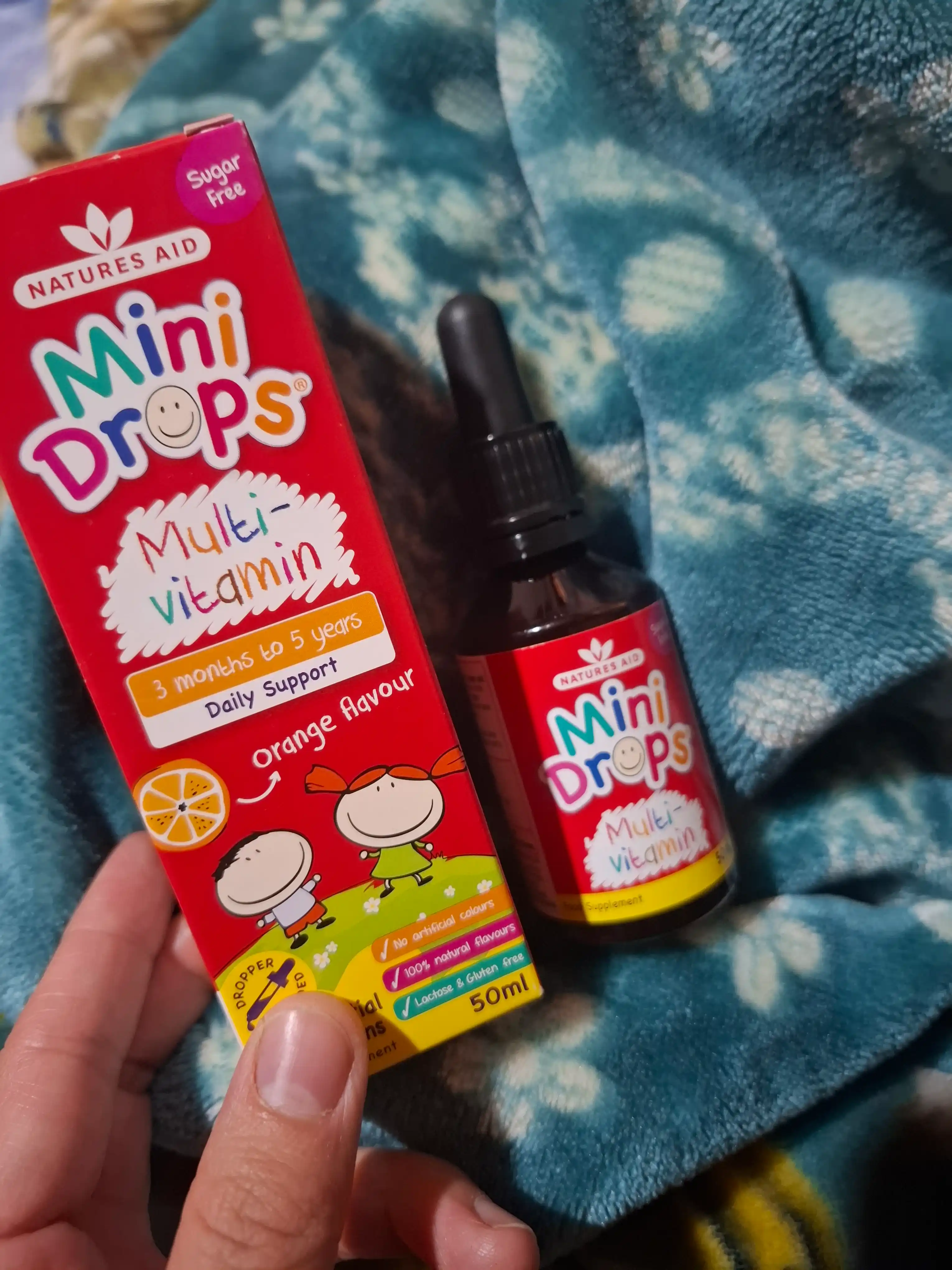 Мультивитаминный комплекс для детей Natures Aid Mini Drops, 50 мл