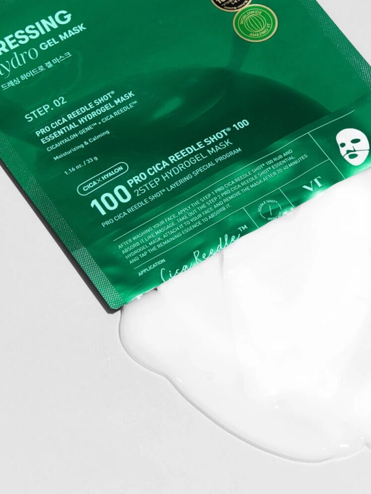 Гидрогелевая и тканевая маска с микроиглами VT Cosmetics, PDRN, ретинол, коллаген, лифтинг