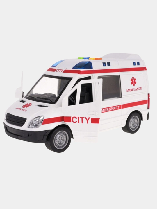 Bolalar mashinalari, tez yordam, politsiya, avtobus, musorovoz, poyezd, taksi, vertolyot