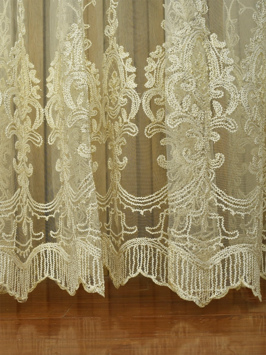 Тюль с вышивкой, штора для спальни, для гостиной, для детской, 2.90*3 
