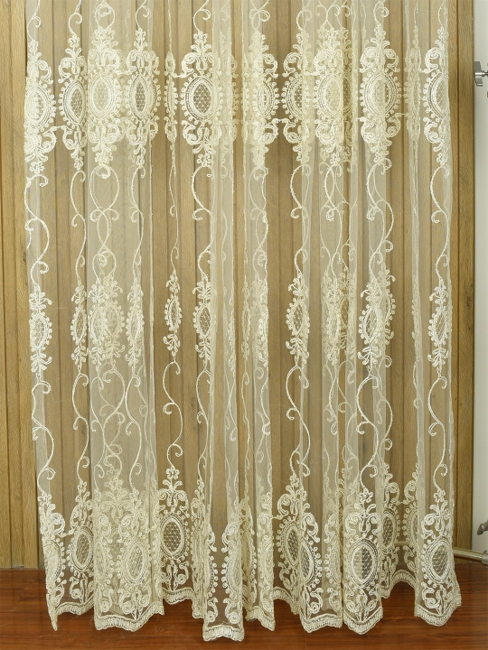 Тюль с вышивкой, штора для спальни, для гостиной, для детской, 2.90*3 
