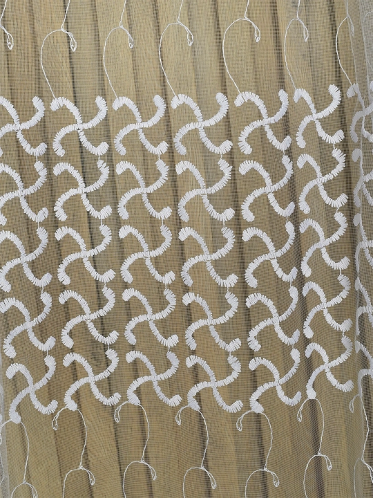Tyul parda, tikilgan naqshli, yotoqxona pardasi, mehmonxona pardasi, 2.90*300sm