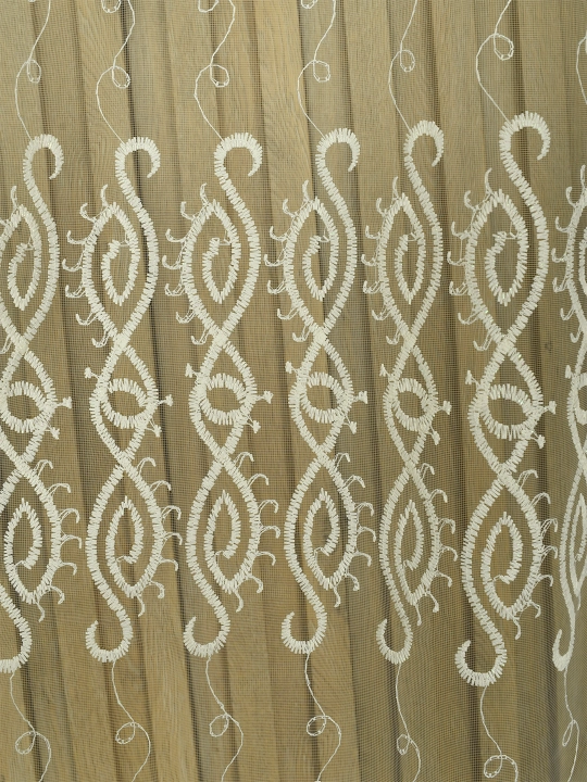 Tyul parda, tikilgan naqshli, yotoqxona pardasi, mehmonxona pardasi, 2.90*300sm