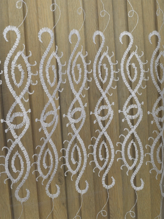 Tyul parda, tikilgan naqshli, yotoqxona pardasi, mehmonxona pardasi, 2.90*300sm